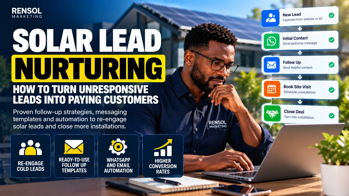 Solar Lead Nurturing: How to Turn Unresponsive Leads Into Paying Customers
